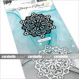 Carabelle studio • ensemble de pochoirs pour tampons d'art, napperon #2