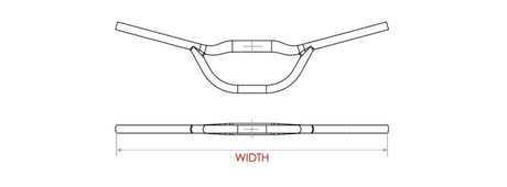 Satori Satori Aero Ø31,8 mm b = 700 mm Matt Black