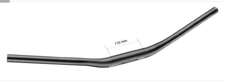 Envoyer Wien Ø31,8 b = 640 mm, 35 ° Bent - Matt Black