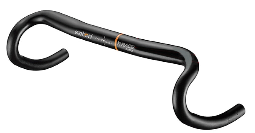 Guidon Satori x-race aero ø31,8mm l=400mm - noir mat