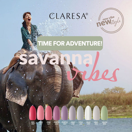 Claresa Vernis Gel UV LED 5 ml Gris 206 Savanna Vibes
