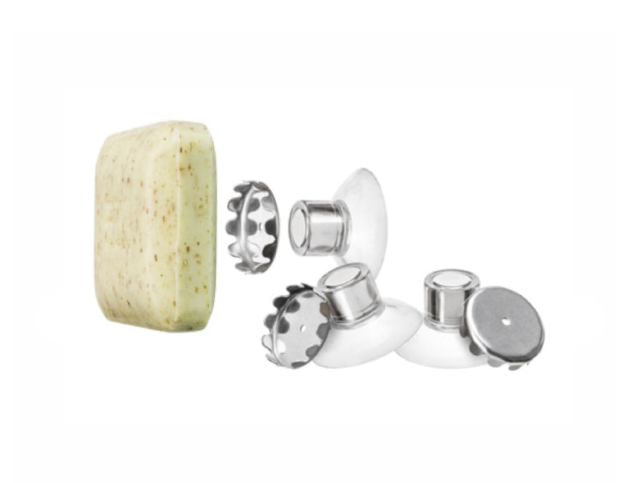 Savont porte-savon classique 3 pcs. - ventouse et aimant