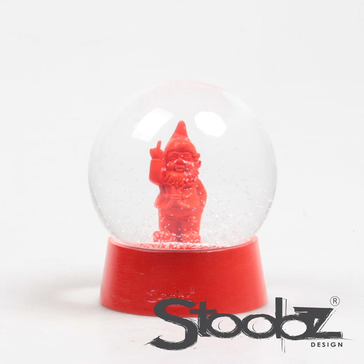 Stoobz design Stoobz gnome f*ck you secouant la balle rouge 10x10x12cm
