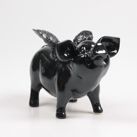 Stoobz design Tirelire Stoobz avec ailes noir
