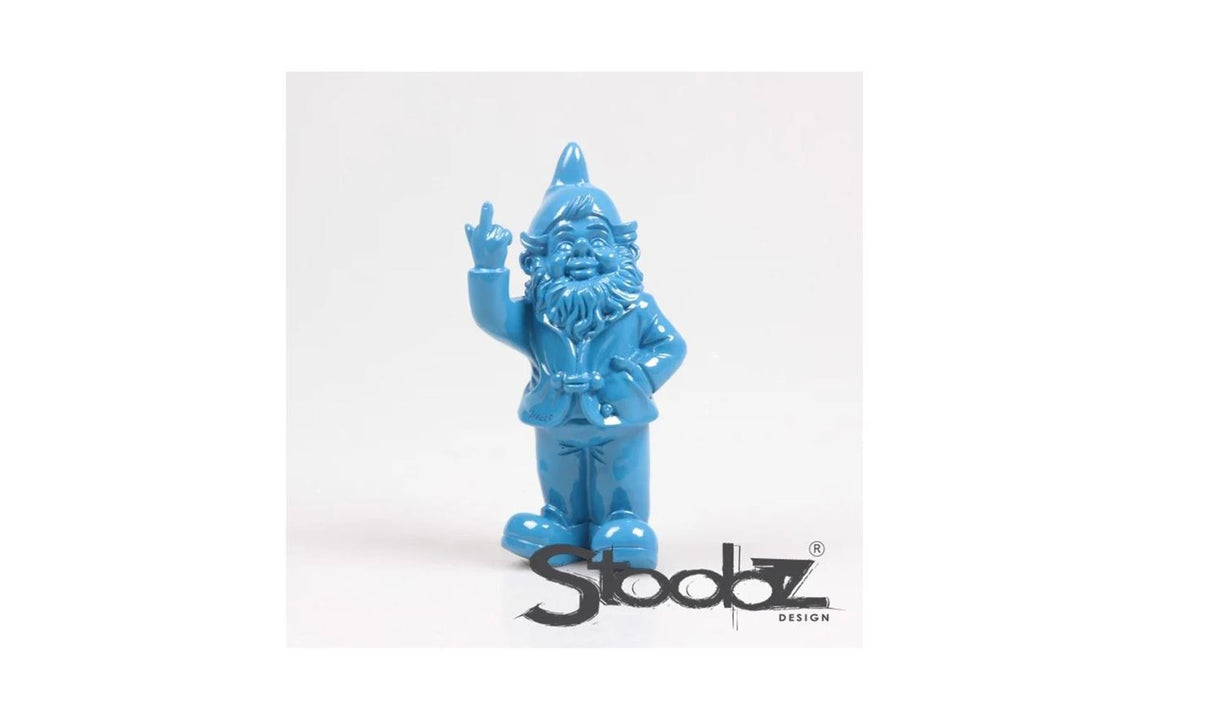 Stoobz design stoobz gnome va te faire foutre bleu 20cm