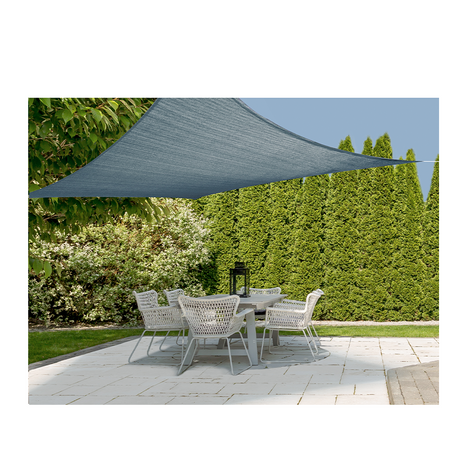 Progarden Shade tissu carré 3x3 m bleu