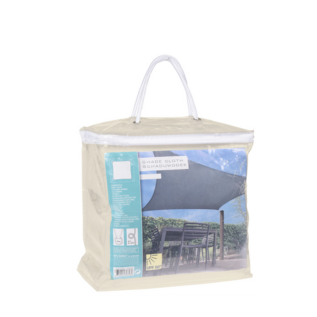 Schaduwdoek 300x300cm vierkant off white