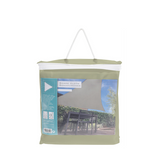 Toile d'ombrage d'ambiance triangle 3 x 3 x 3 m vert