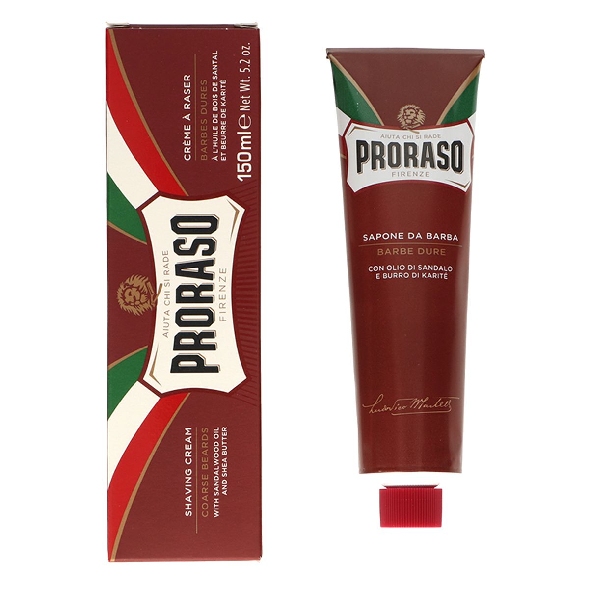 Proraso crème à raser bois de santal tube 150ml