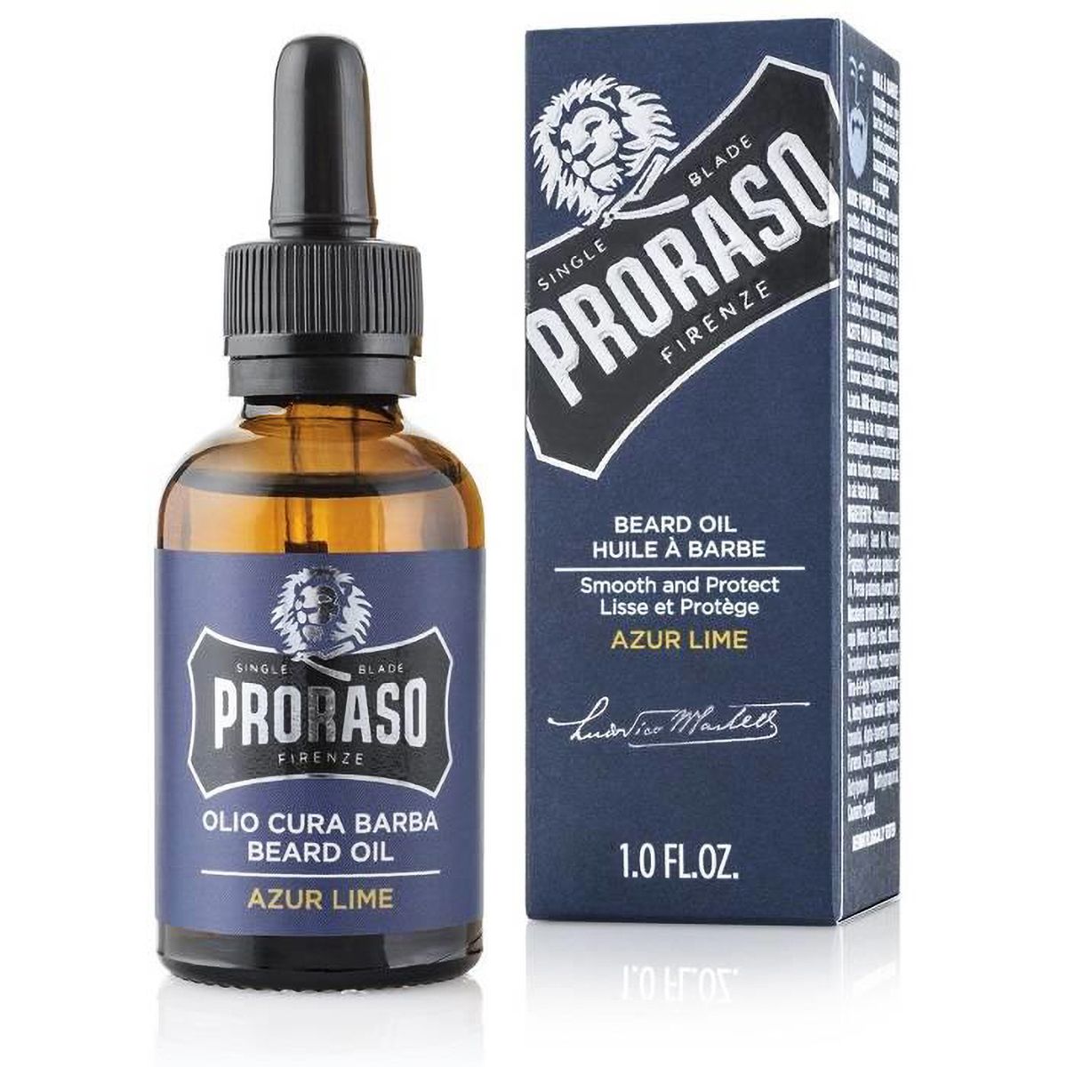 Proraso huile à barbe citron vert azur 30ml