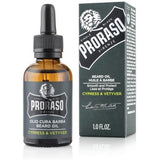 Proraso huile à barbe cyprès vétiver 30ml