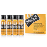 Proraso huile chaude soin barbe épice de bois 4x17ml