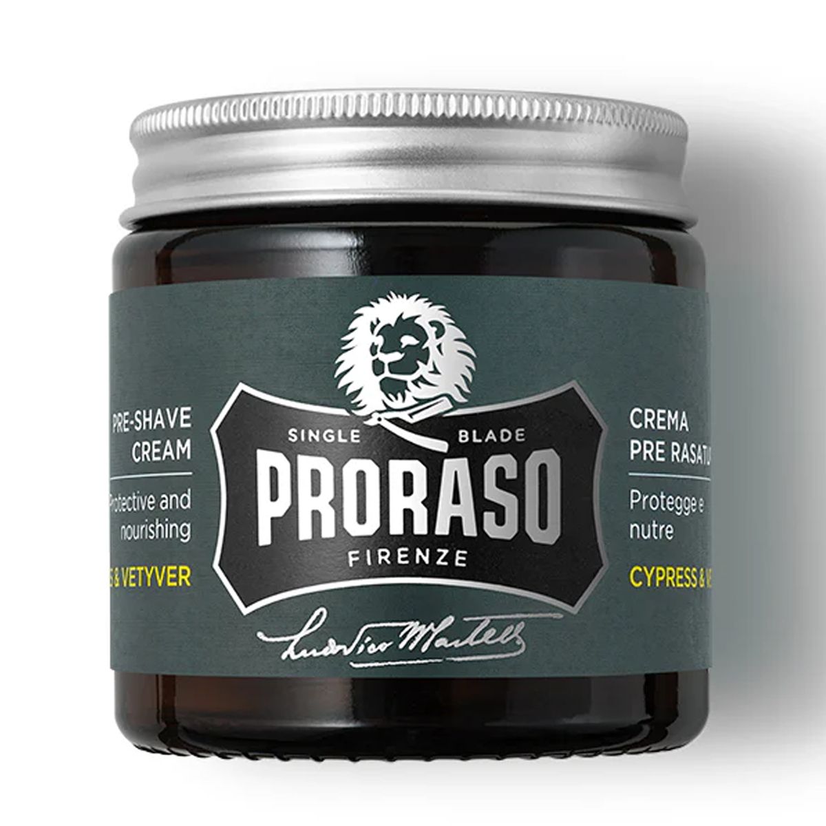 Proraso crème pré-rasage cyprès vétiver 100ml