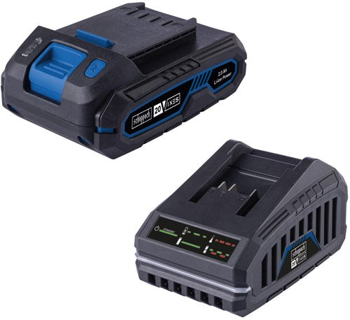 Scheppach kit de démarrage batterie 20v + chargeur de batterie sbsk2.0 - 7909201720