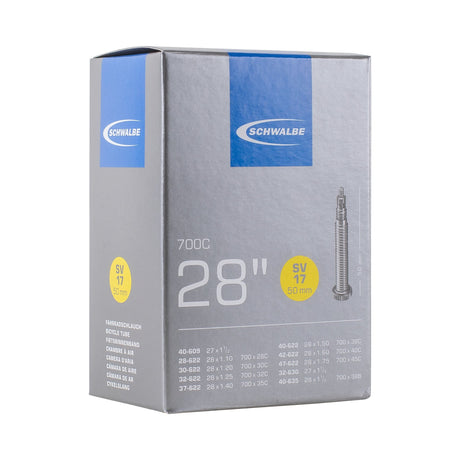 Tube intérieur de Schwalbe SV17 28 pouces (28 47-622 635) SV 50 mm