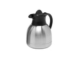 Pichet isotherme inox bouchon noir (1 litre)