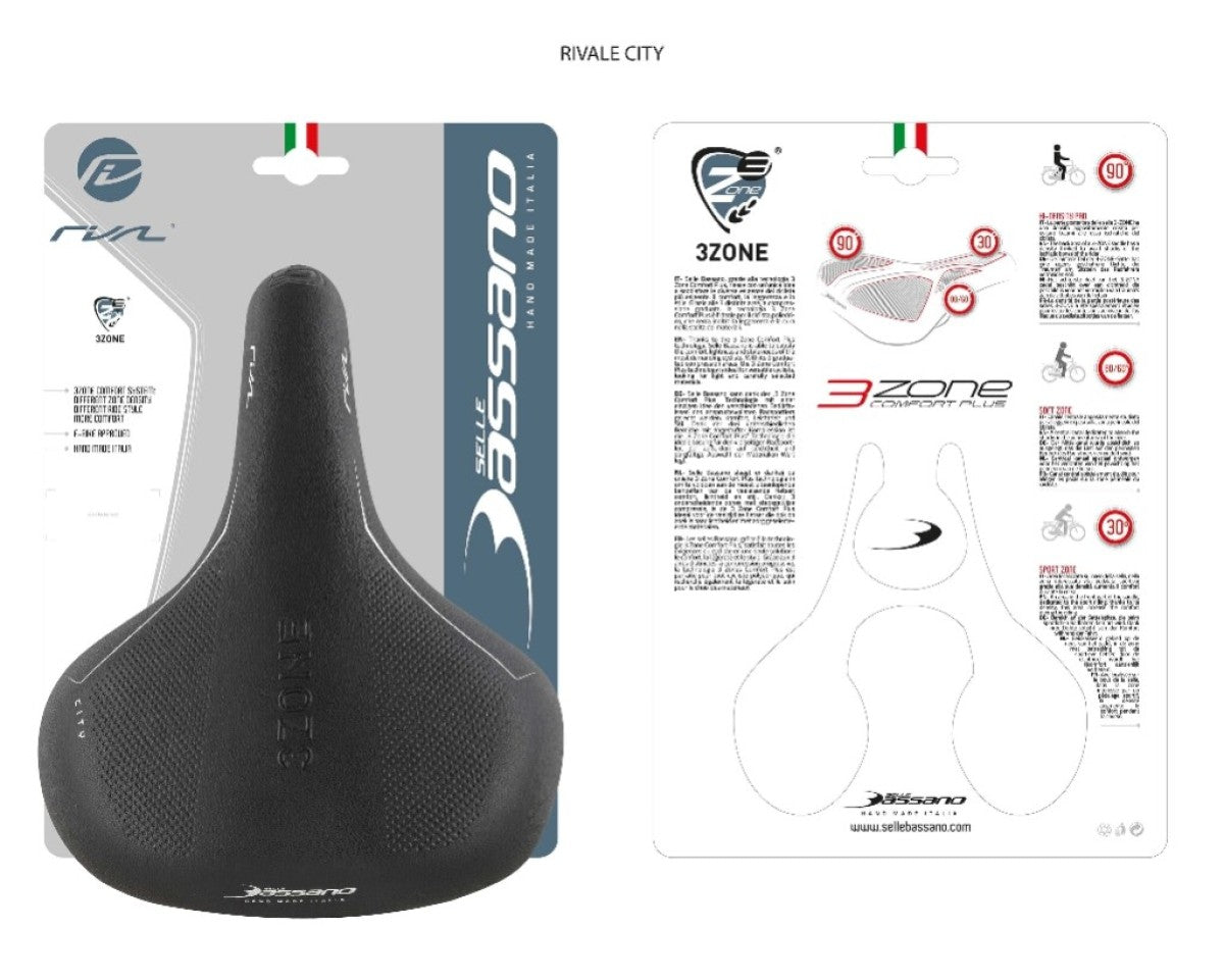 Selle SB Volare Rivale 3Zone City Black
