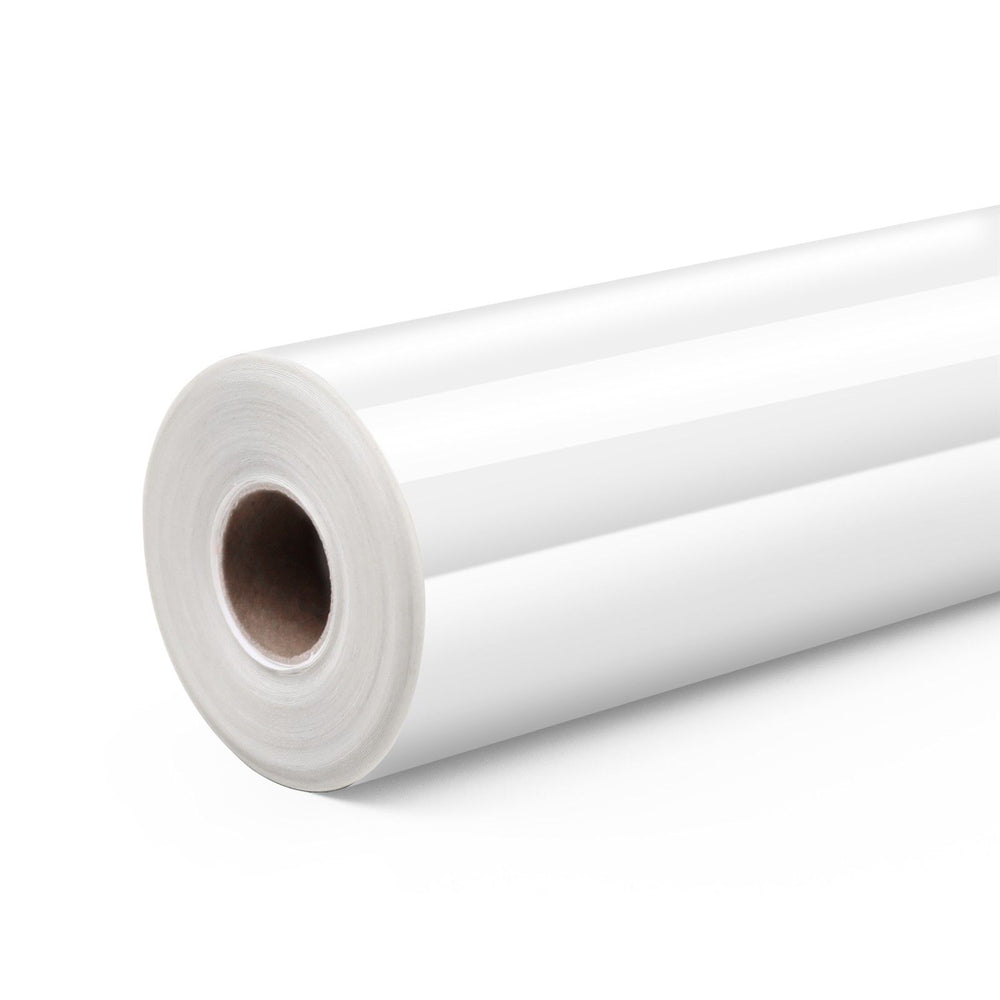 Loklik • permanent zelfklevend vinyl glanzend wit 30,5x180cm