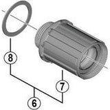 Shimano benelux b.v. corps de cassette shimano y3ex98030 10 11-sp fh-rs770 ultegra