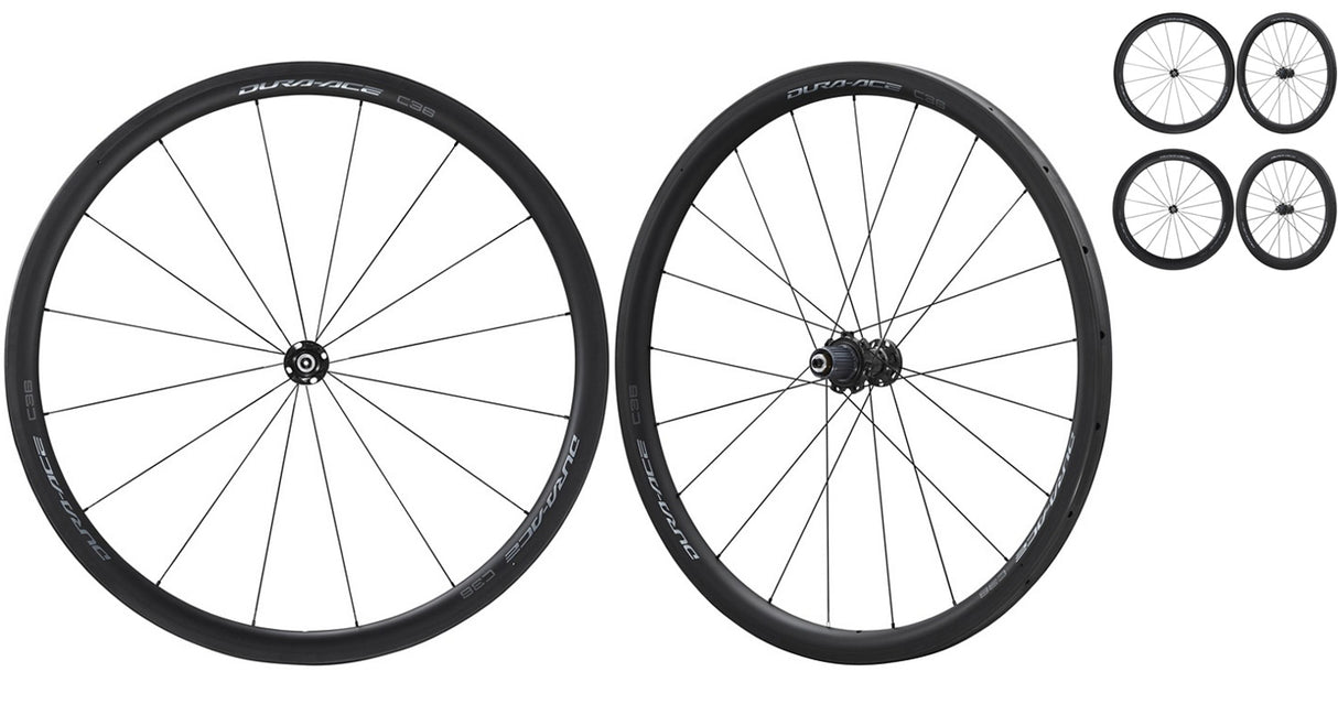 Paire de roues tubulaires en carbone Shimano Dura Ace wh-r9200-tu 28