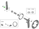 Bague de fixation de bras de manivelle Shimano pour fc-r9200-p r9100-p r8100-p