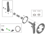 Jeu d'aimants Shimano pour fc-r9100-p r9200-p