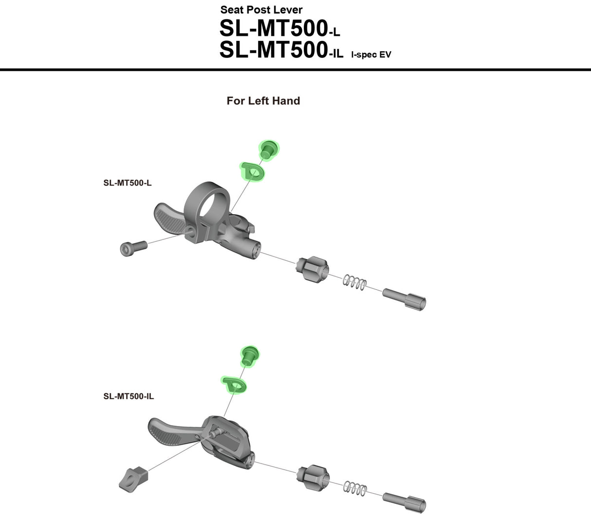 Vis de fixation de câble Shimano pour sl-mt500