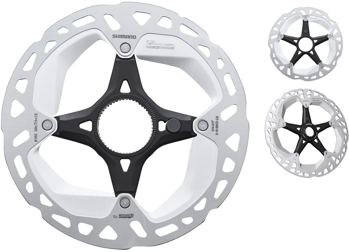 Shimano steps rt-em810 rotor à disque à verrouillage central pour vélo électrique