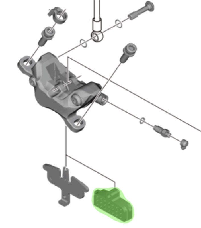 Entretoise de purge Shimano pour étrier de frein xtr xt slx saint zee