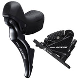 Shimano 105 st-r7025+br-r7070 frein à disque 2 vitesses avant