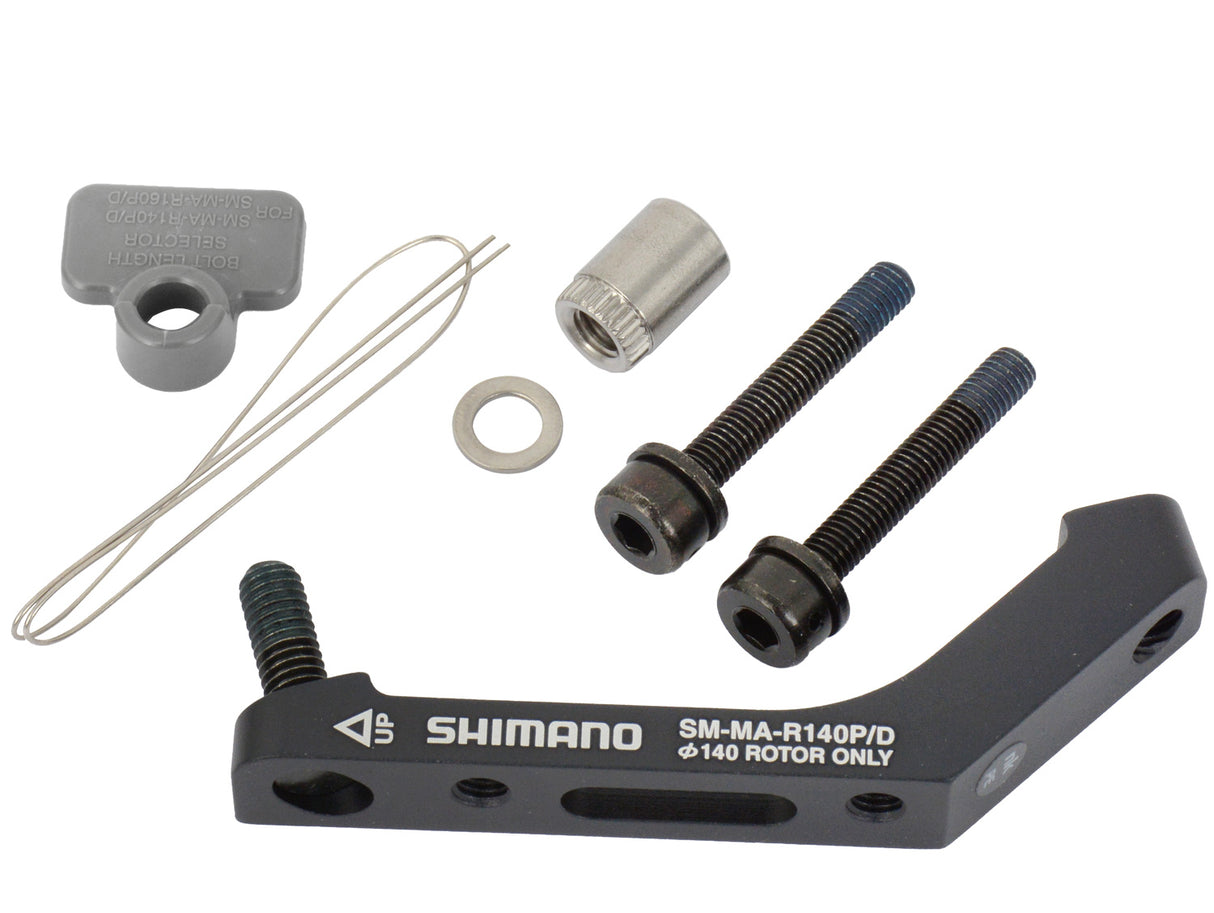 Adaptateur Shimano sm-ma-r140p d post-mount vers flat-mount pour rotor arrière de 140 mm