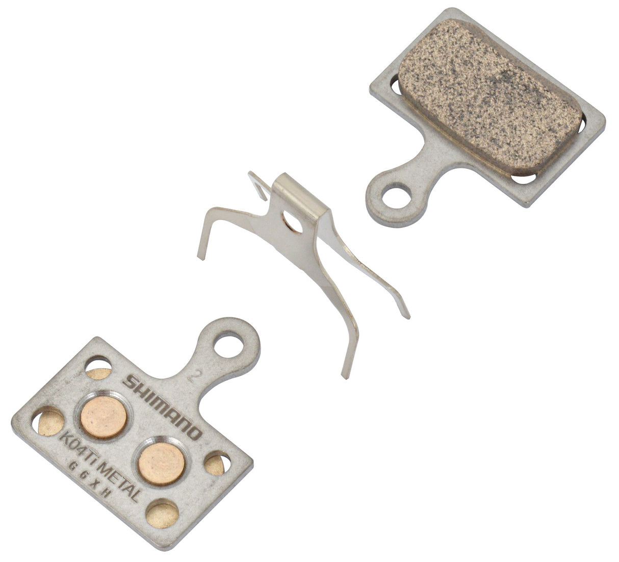 Plaquettes de frein à disque en métal Shimano k04ti