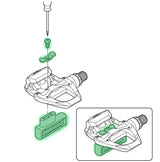 Jeu de réflecteurs Shimano SM-PD63