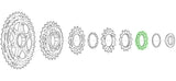 Pignon Shimano 11 dents avec entretoise pour cs-m771-10 bj bk