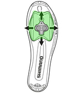 Adaptateur de cale Shimano sm-sh40 pour pédales SPD