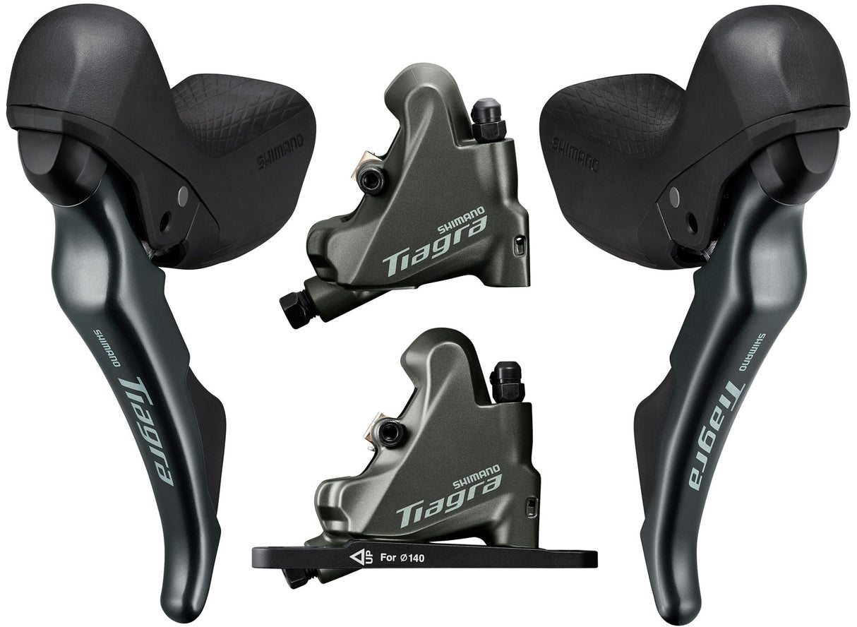 Shimano tiagra st-4720+br-4770 jeu de freins à disque 2x10 vitesses