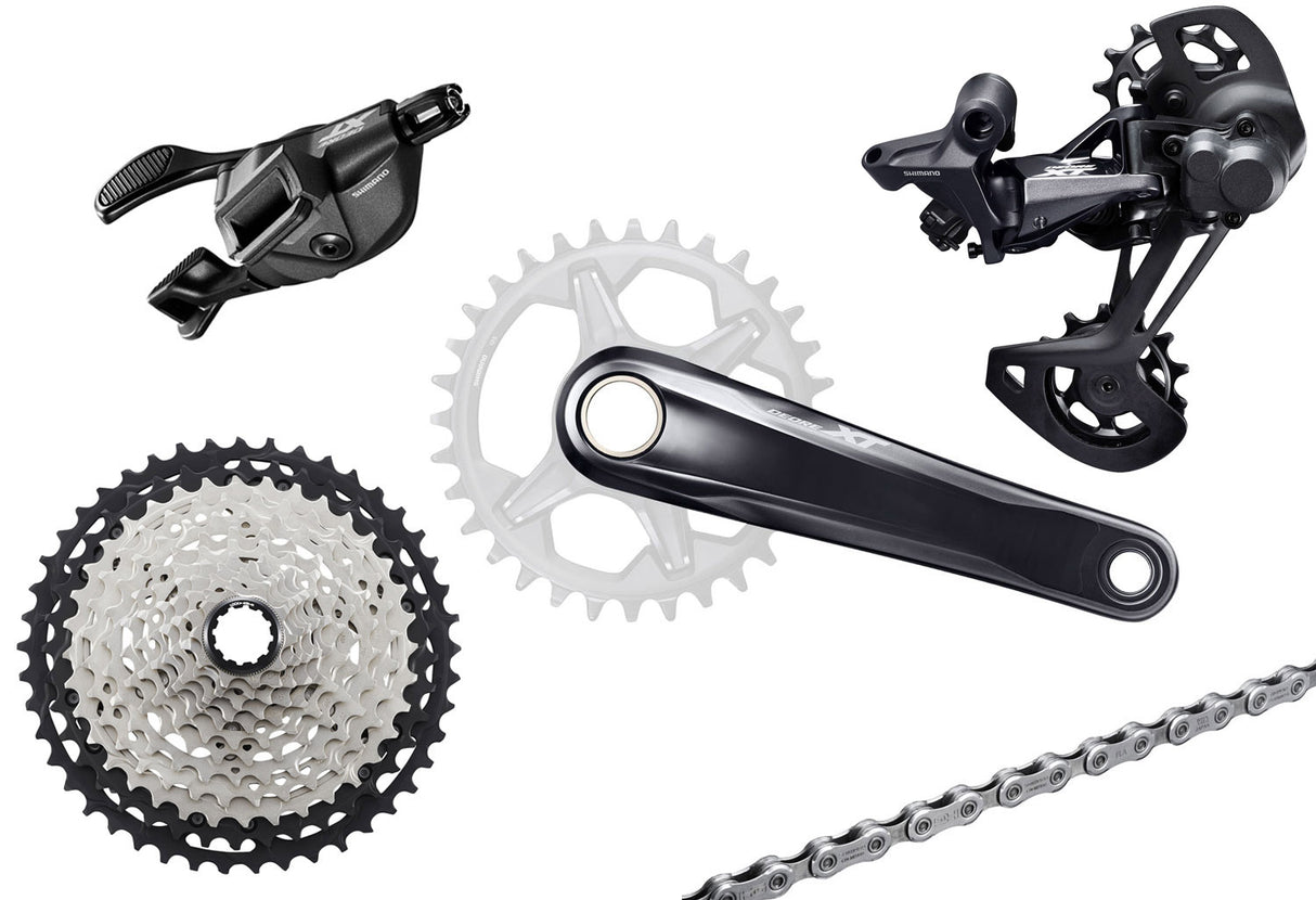 Shimano xt m8100 groupe 1x12 vitesses i-spec ev 170mm 10-45