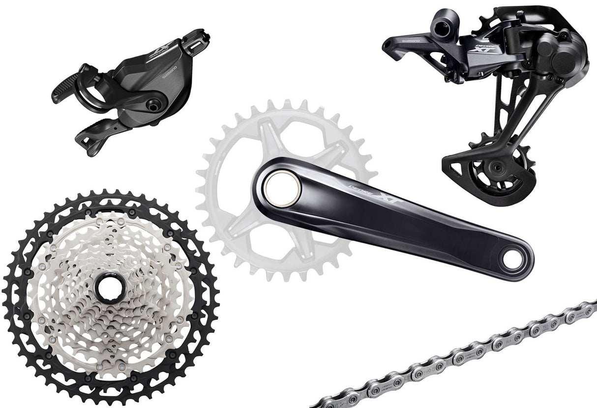 Collier de serrage groupe Shimano xt m8100 1x12 vitesses 175mm 10-51