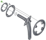 Boulons de plateau Shimano xt slx à l'intérieur