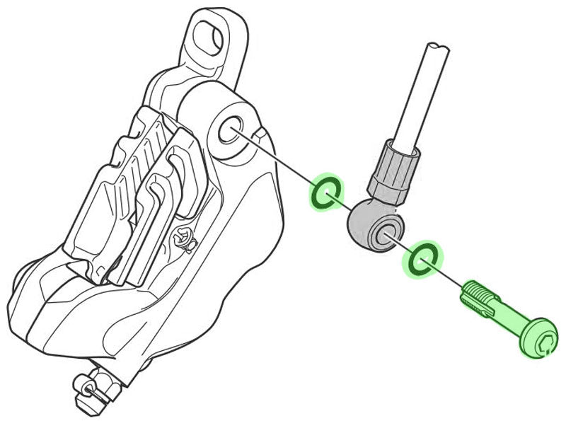 Joint torique de boulon banjo Shimano pour br-m8120 7120