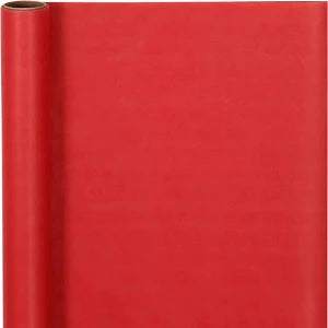 Papier cadeau Vivi Gade, l: 50 cm, 60 gr, rouge, 5 m 1 rouleau