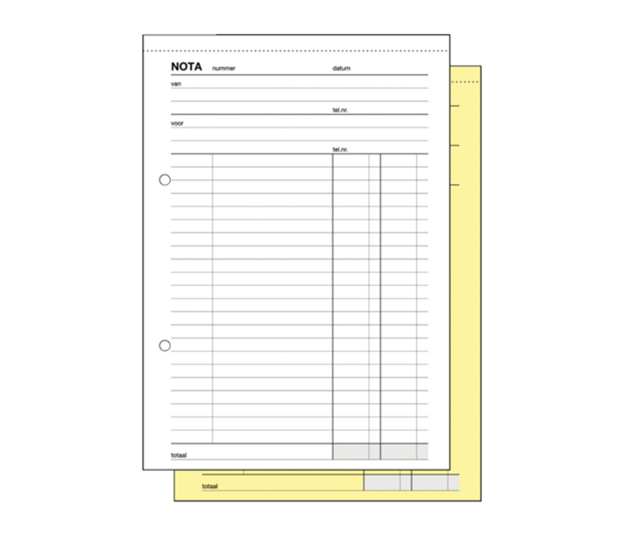Carnet de notes Kangaro 205x120 2x50 5 pcs