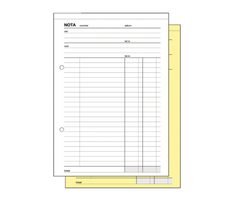 Carnet de notes Kangaro 205x120 2x50 5 pcs