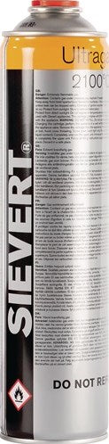 Cartouche de gaz à vis Sievert | 210 g 380 ml 2100 degrés Celsius | 1 pièce - 220583 - 220583