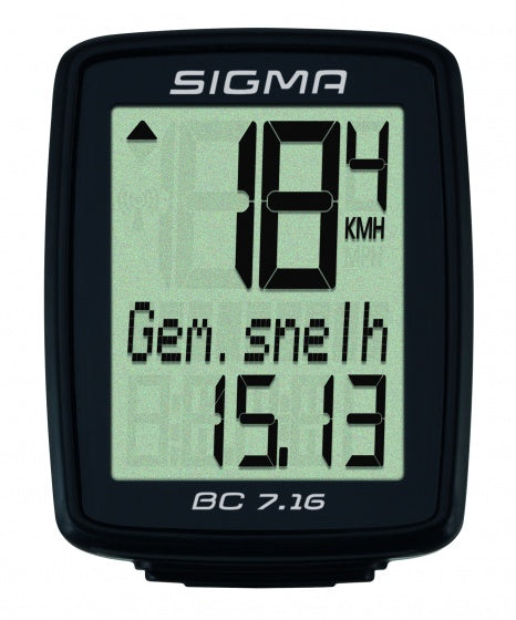 Sigma bicycle computer BC 7.16 Black