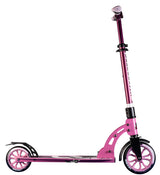 Six degrés à 2 roues Kinderstep pliable Feuille de pied rose noir