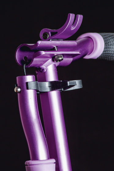 Frein de pied pliable à six degrés à 2 roues.