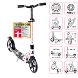 Six degrés à 2 roues étapes pliantes