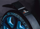Six degrés jeans de frein à pied pliable à 2 roues