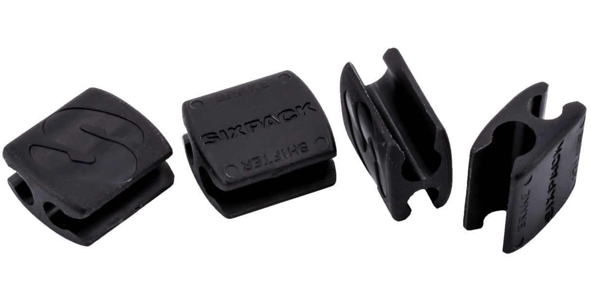 Pack de six clips de gestion des câbles de course